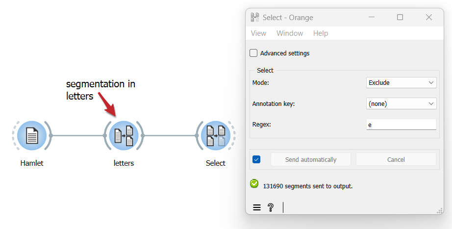 Include or exclude units based on a pattern with an instance of Select