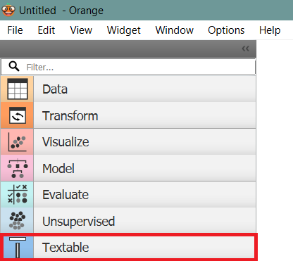 Additional Textable Tab